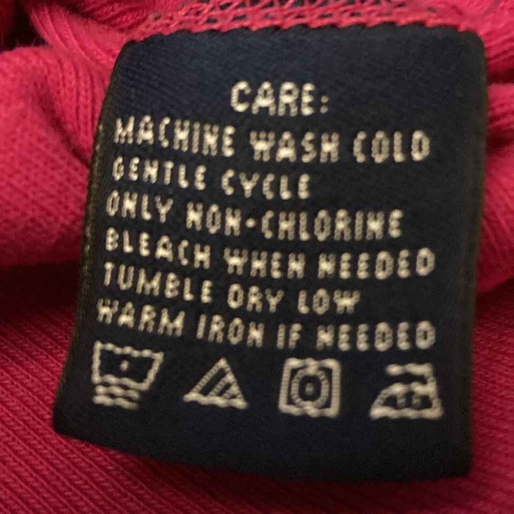 Ralph Lauren Sport long sleeve casual crew shirt large dark pink blue label - Picture 4 of 10